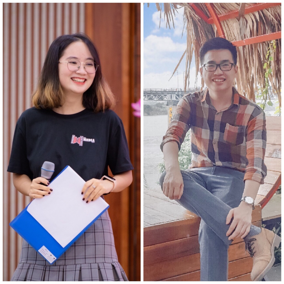 Nguyễn Thị Vân Anh, sinh viên K61 (Trường đại học Thủy lợi) và Bùi Thế Văn, cựu sinh viên, thủ khoa đầu ra (Trường Đại học Thủy lợi) sẽ tham gia Chương trình giao lưu, tư vấn tuyển sinh trên sóng VOV2 (Đài TNVN) ngày 15/4. 