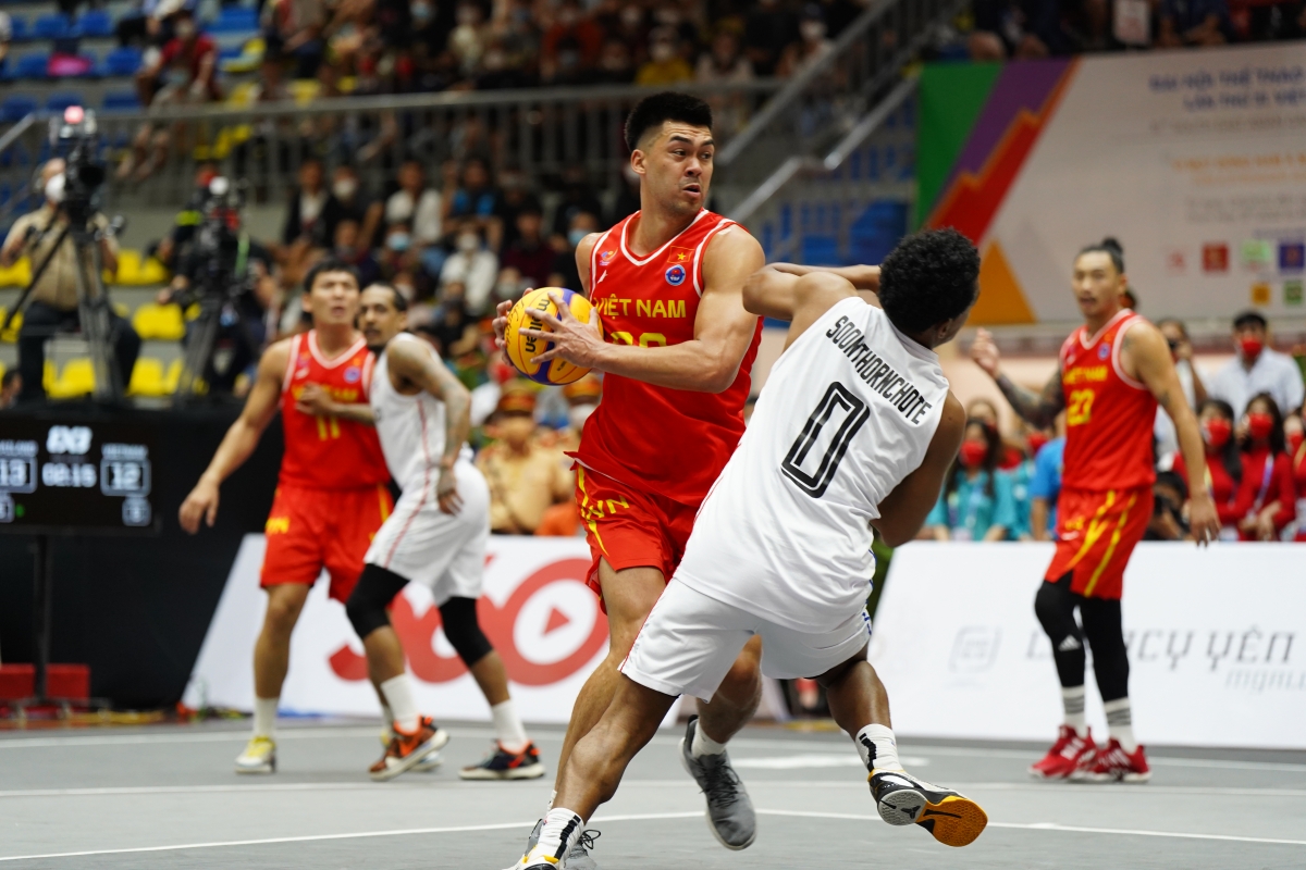 Đội tuyển nam 3x3 Việt Nam nhận HCB tại SEA Games 31 khi để thua Thái Lan