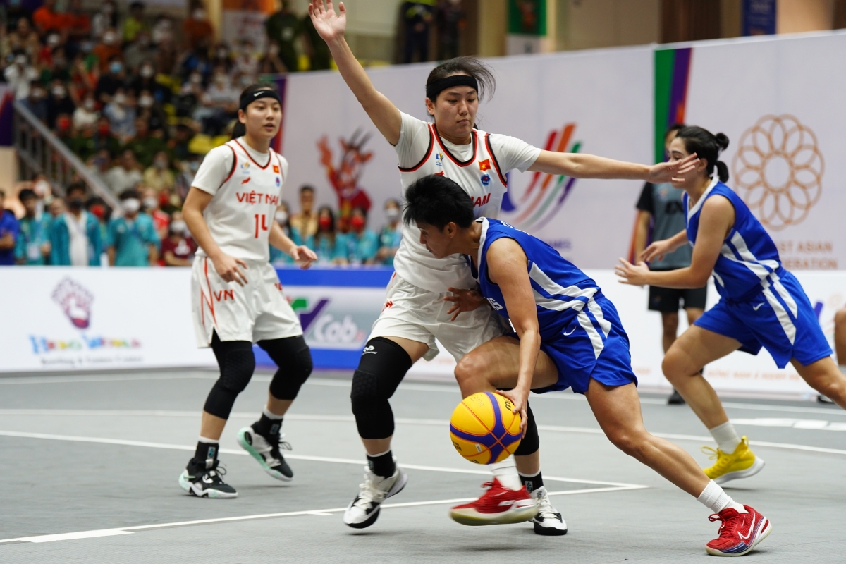 Tuyển bóng rổ nữ 3x3 Việt Nam giành tấm huy chương SEA Games đầu tiên