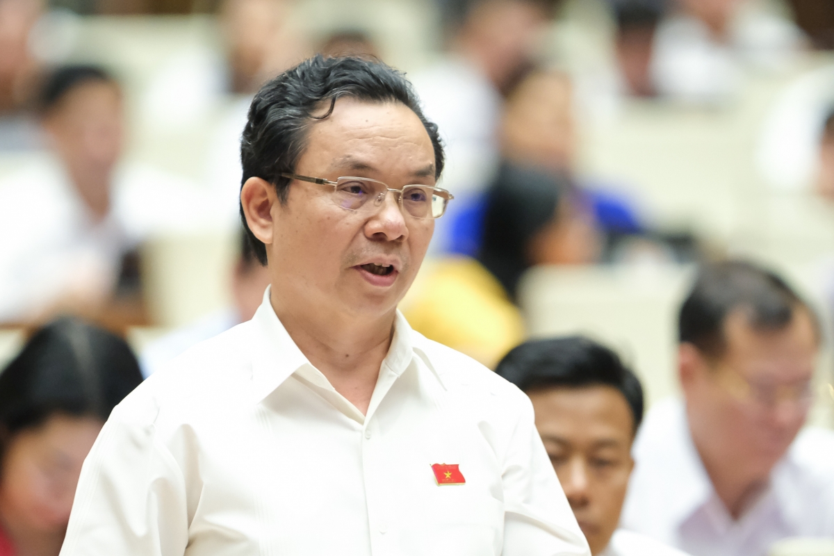 Đại biểu Hoàng Văn Cường (đoàn ĐBQH TP. Hà Nội)                             Ảnh: quochoi.vn