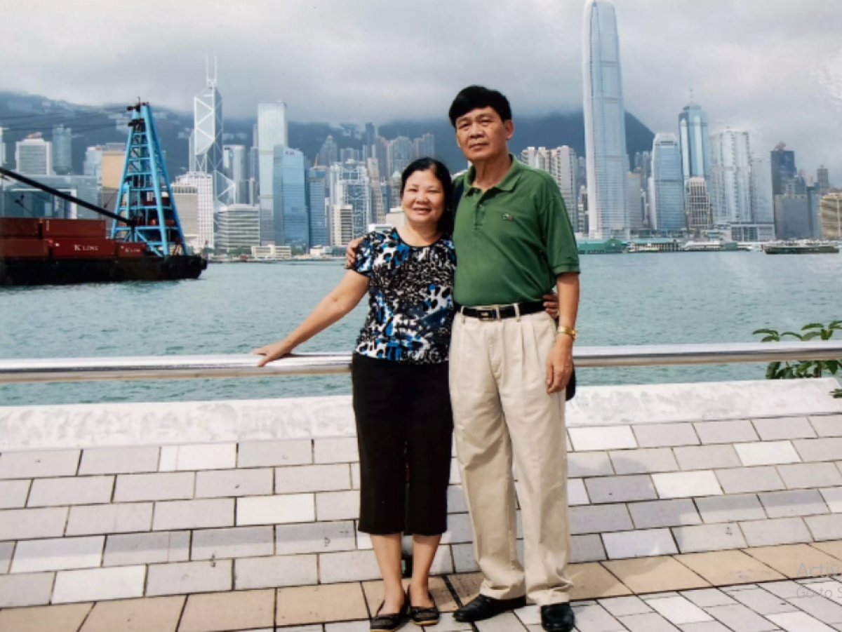 Sau khi về hưu, tướng Khảm có nhiều thời gian dành cho gia đình hơn.