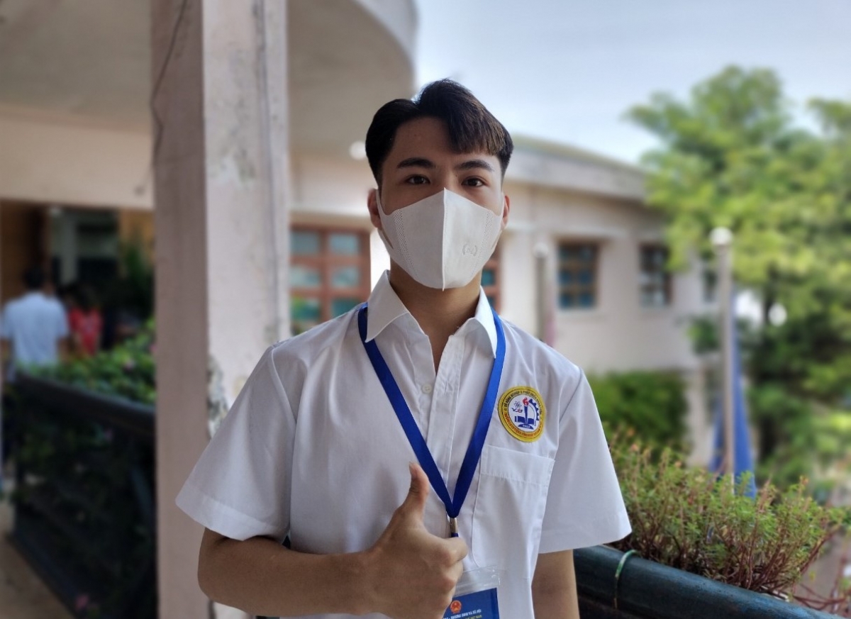 Thí sinh Bùi Mạnh Dũng, đoàn trường Cao đẳng cơ điện và Công nghệ thực phẩm Hà Nội