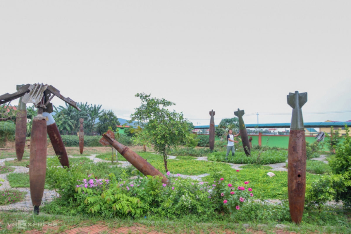 Khu vườn bom của cựu binh hải quân