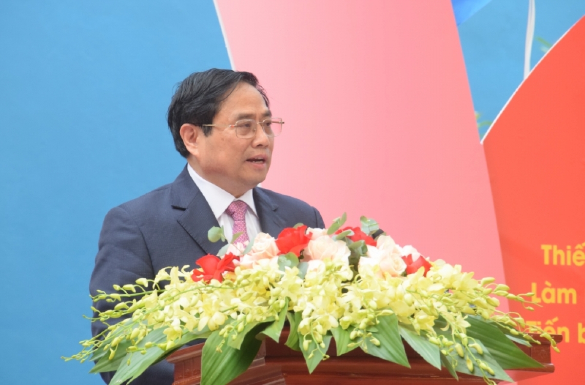 Thủ tướng Chính phủ Phạm Minh Chính phát biểu tại Lễ khai giảng