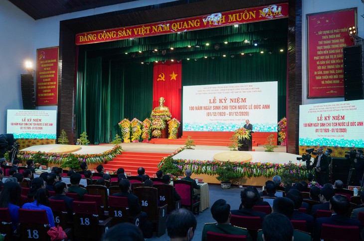 Thủ tướng Nguyễn Xuân Phúc: Chủ tịch nước Lê Đức Anh tấm gương sáng ngời tận trung với Đảng, tận hiếu với dân - ảnh 1