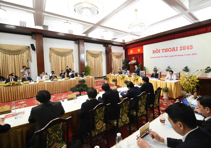 Thủ tướng Nguyễn Xuân Phúc: “Đối thoại 2045” thể hiện rõ khát khao cháy bỏng một Việt Nam hùng cường thịnh - ảnh 1