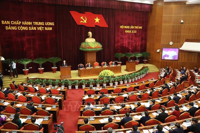 Khai mạc Hội nghị lần thứ 2 Ban Chấp hành Trung ương Đảng khóa XIII - ảnh 1