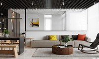 căn hộ 67m2 thiết kế thành 2 phòng ngủ tiện nghi hình 11