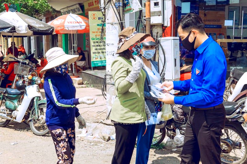 dak lak thanh lap 222 doi hinh thanh nien tinh nguyen ung pho covid-19 hinh 1