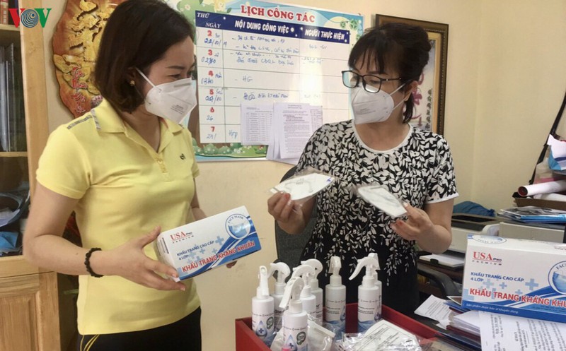 truong mam mon chuan bi don tre di hoc tro lai tu ngay 11/5 hinh 2