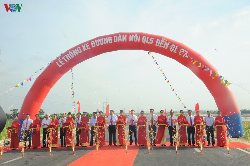 thong xe duong noi quoc lo 5 den quoc lo 37 tai hai duong hinh 1