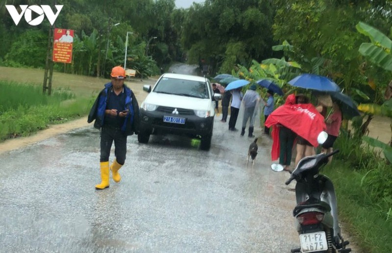 mua lon khien nhieu khu vuc o yen bai ngap lut, giao thong di lai kho khan hinh 4