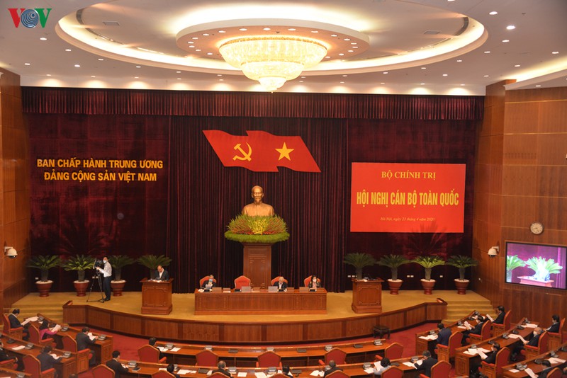 tong bi thu, chu tich nuoc nguyen phu trong chu tri hoi nghi can bo toan quoc hinh 2