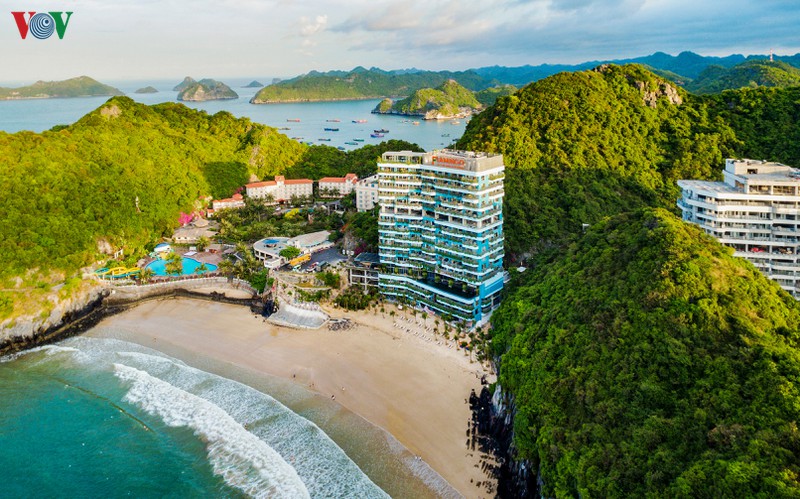 can canh bai tam nhan tao, resort va cap treo cat hai...o hai phong hinh 9