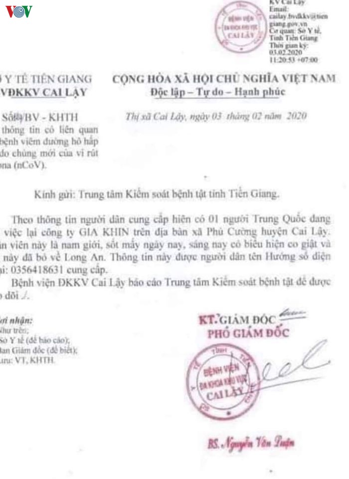 tien giang khong co truong hop nguoi trung quoc bi sot, co giat bo di hinh 1
