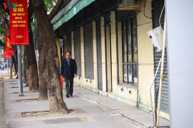 pho phuong vang lang, nguoi ha noi lo chong dich covid-19 hinh 12