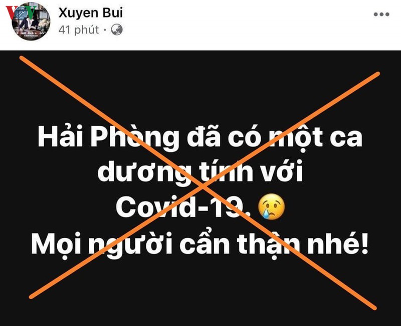 thong tin sai su that ve dich covid-19, mot phu nu bi phat 10 trieu dong hinh 1