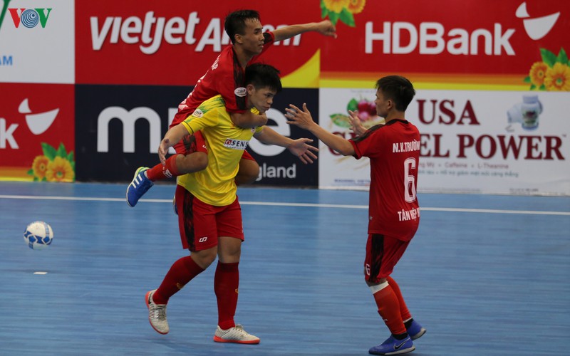 futsal hdbank vdqg 2020: tan hiep hung "hut chet", cao bang vao vck hinh 2