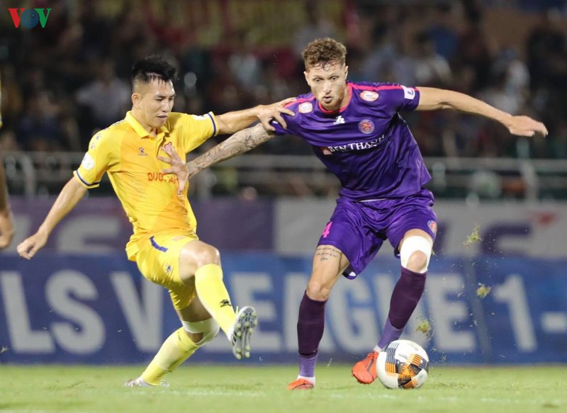 tuong thuat sai gon fc 3-0 nam dinh: vong 10 v-league 2020 hinh 2