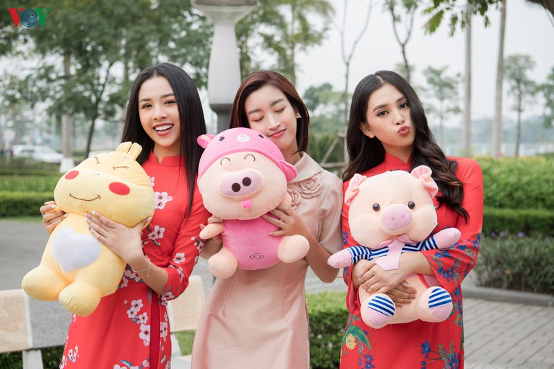hoa hau do my linh, tieu vy lan toa ngay "chu nhat do" dip cuoi nam hinh 1
