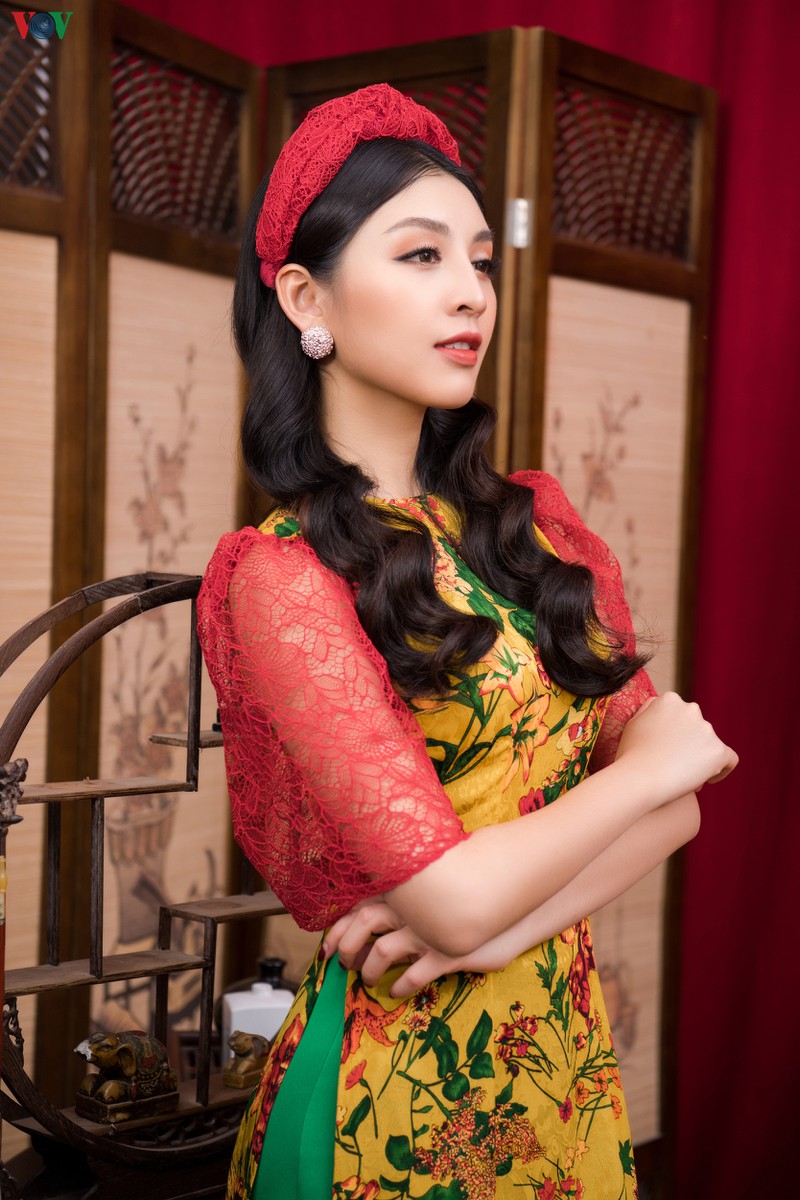 top 10 hoa hau viet nam – le thanh tu  tu van cach chon ao dai ngay xuan hinh 1