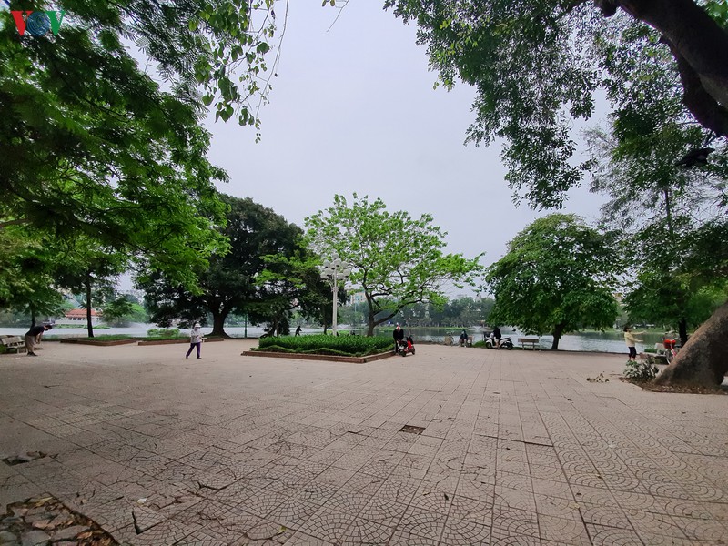 ngay dau cach ly toan xa hoi: dan ha noi van ra duong tap the duc hinh 10