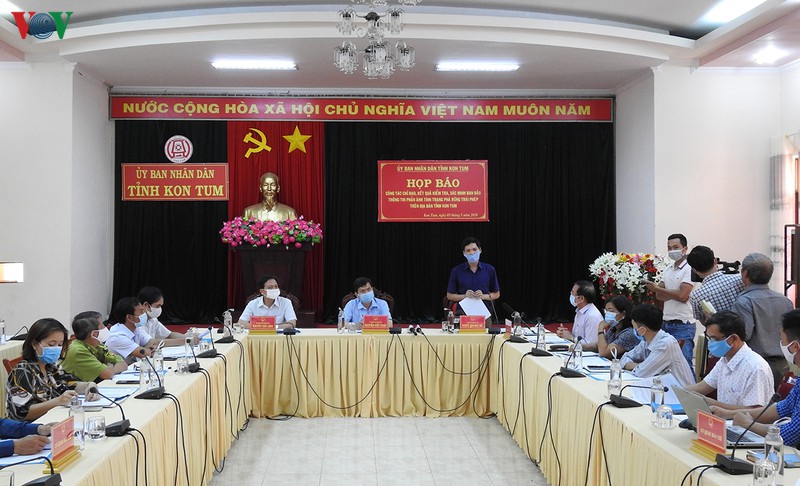 kon tum cong bo ket qua xac minh ban dau ve tin phan anh pha rung hinh 1