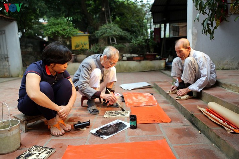 hoai niem tranh dan gian hinh 1