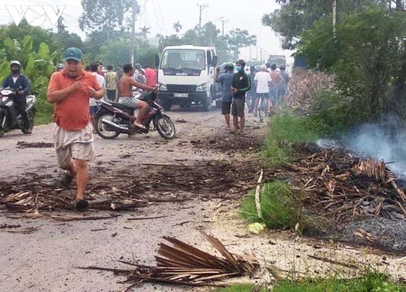 vu 1 phu nu tu vong sau tieng no lon: phat hien manh dan gan khu vuc hinh 1