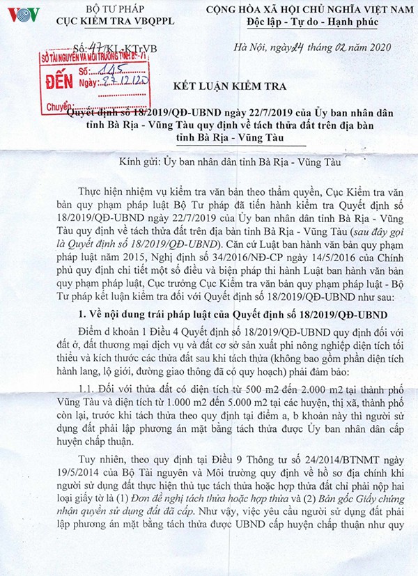 quy dinh tach thua dat cua tinh ba ria vung tau gay kho cho nguoi dan hinh 1