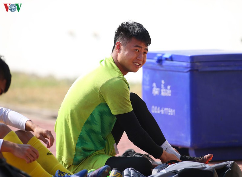 can canh: buoi tap cua u23 viet nam sau tran hoa u23 jordan hinh 13