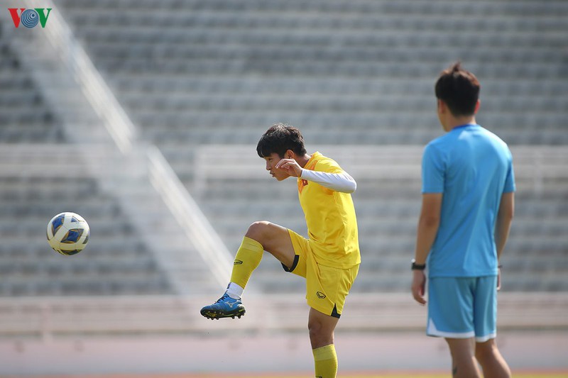can canh: buoi tap cua u23 viet nam sau tran hoa u23 jordan hinh 9