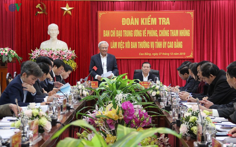 ban chi dao trung uong kiem tra phong chong tham nhung tai cao bang hinh 1
