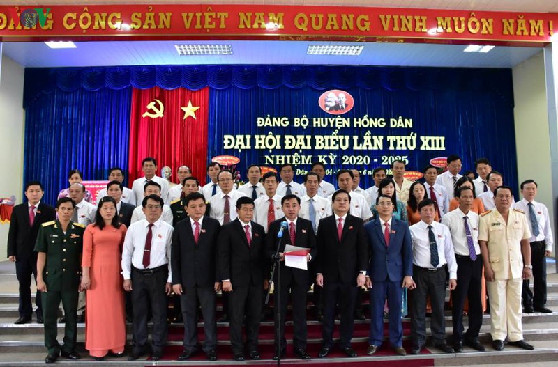 bac lieu to chuc dai hoi diem cap huyen dau tien, bau truc tiep bi thu hinh 1