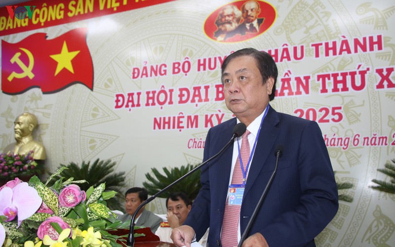 dai hoi dang bo huyen chau thanh, dong thap bau truc tiep bi thu hinh 2