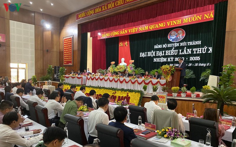 dai hoi dai bieu dang bo huyen nui thanh, tinh quang nam hinh 1