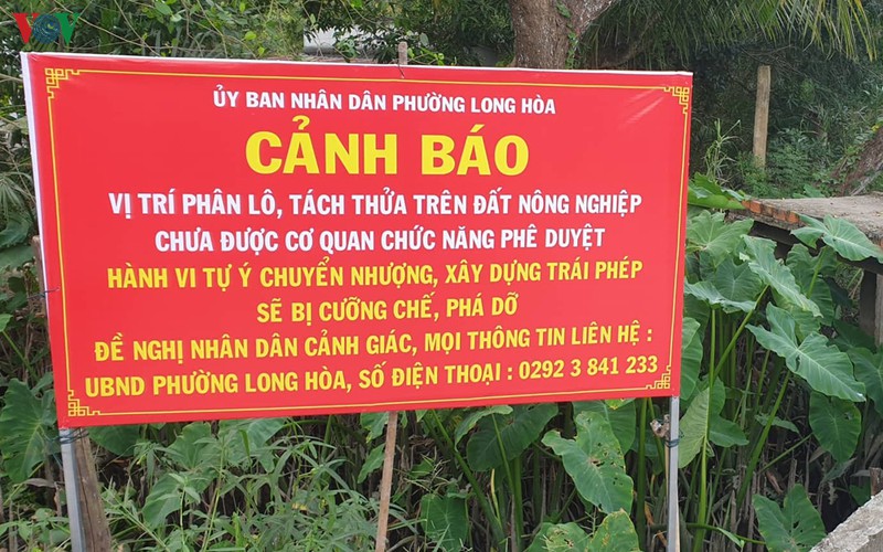 cong an can tho thong tin tien do dieu tra sai pham dat dai o quan binh thuy hinh 2