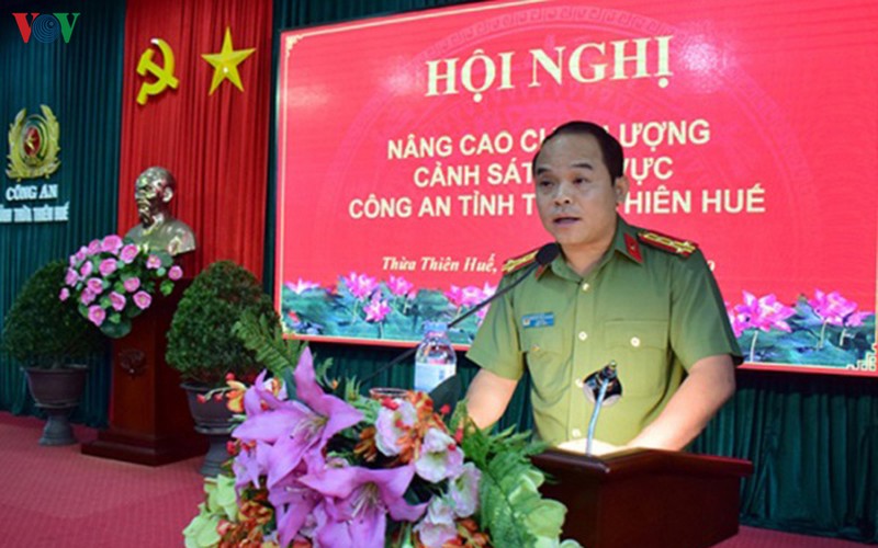 giam doc cong an thua thien hue duoc bau lam pho bi thu tinh uy ​ hinh 1