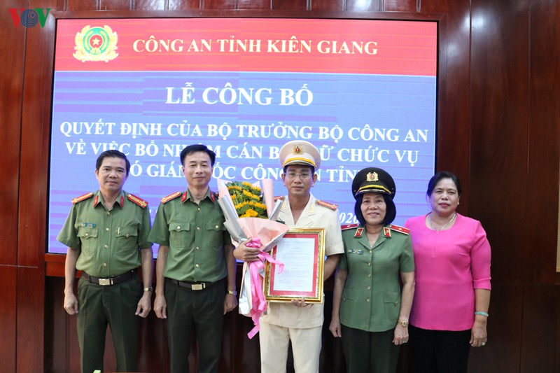 bo nhiem truong phong to chuc can bo  lam pgd cong an tinh kien giang hinh 1