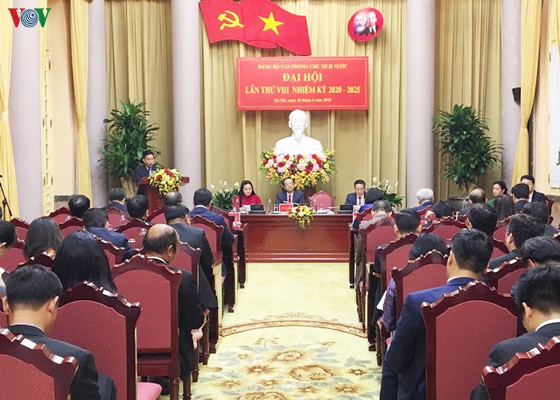 dai hoi dang bo van phong chu tich nuoc lan thu viii nhiem ky 2020-2025 hinh 1