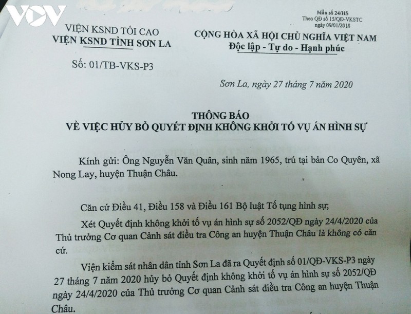 can lam ro quyet dinh khong khoi to hinh su vu nha may san thuan chau  hinh 2