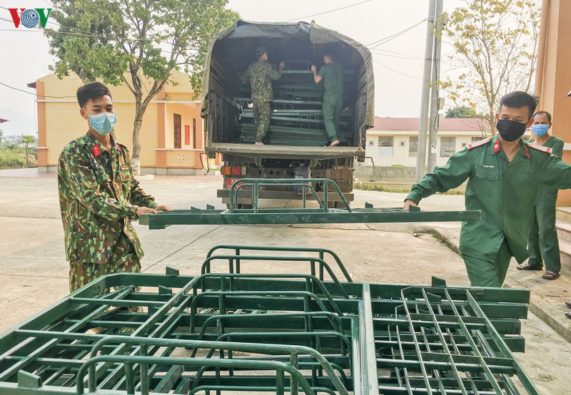 dien bien nhan 100 giuong tang, phuc vu cach ly nguoi tu nuoc ngoai ve hinh 1