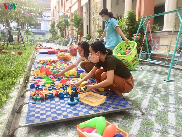 da nang san sang don tre mam non tro lai truong hinh 1
