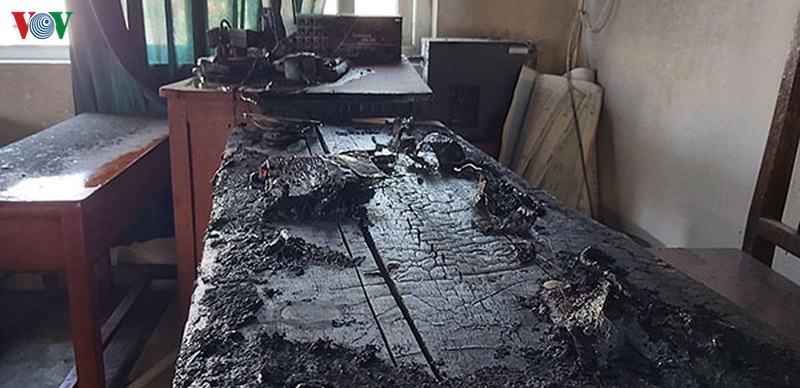 chay tai truong trung hoc co so le hong phong o da nang hinh 1