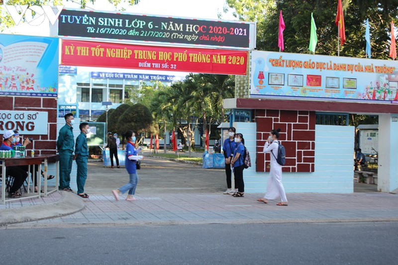 thi thpt: cac tinh mien trung vang 629 hoc sinh buoi thi mon van hinh 2