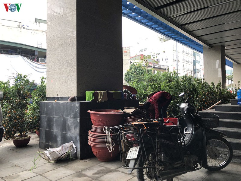 can tet, cho hoa "moc" bua bai truoc ga duong sat cat linh-ha dong hinh 7