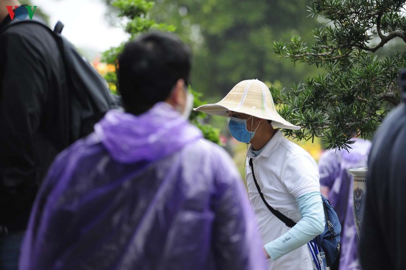 hinh anh du khach tham quan dai noi hue voi khau trang hinh 9