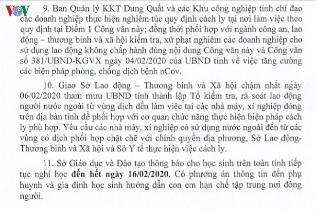 quang ngai tiep tuc cho hoc sinh nghi hoc them mot tuan hinh 1