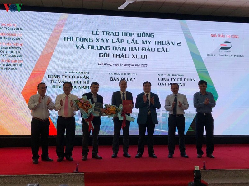 dau tu hon 5.000 ty dong xay dung du an cau my thuan 2 vuot song tien hinh 2