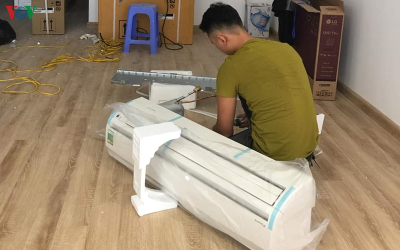 tho dieu hoa o ha noi dut tui vai trieu moi ngay mua nang nong hinh 1